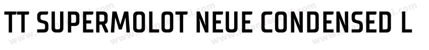 TT SUPERMOLOT NEUE CONDENSED LIGHT字体转换